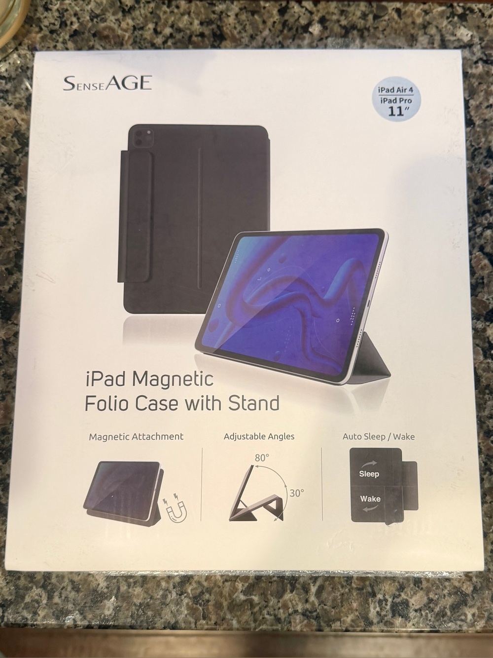 Sea foam green iPad Magnetic Folio Case with Stand
